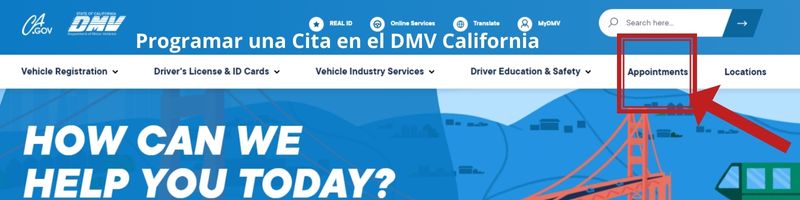 programar una cita en el dmv de california
