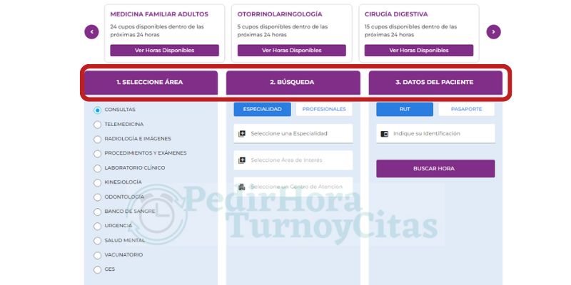 UC Christus Reserva de Horas