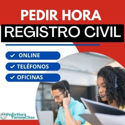 como pedir hora registro civil chile